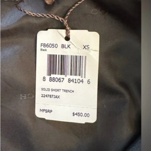 COACH ~ Women’s black double breast button up classic utility jacket size XS - Picture 8 of 10